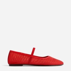 Madewell The Greta Round-Toe Ballet Flat in Mesh NP290
